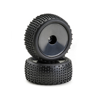 Absima - Wheel Set Buggy Disc "Offroad" Rear Black 1/10 (2 Pce)