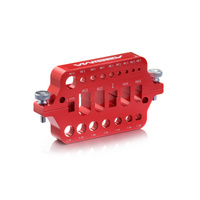 Full Alu. Soldering socket tools for connectors, RED