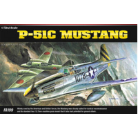 Academy - 1/72 P-51C Mustang Plastic Model Kit [12441]