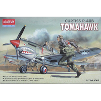 Academy - 1/72 P-40B Warhawk Plastic Model Kit [12456]
