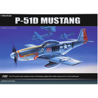Academy - 1/72 P-51D Mustang Plastic Model Kit *Aus Decals* [12485]