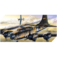 Academy - 1/72 B-17F "Memphis Belle" Flying Fortress Plastic Model Kit [12495]