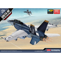 Academy - 1/72 USN F/A-18F "VFA-103 Jolly Rogers" MCP Hornet Plastic Model Kit [12535]