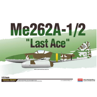Academy - 1/72 ME262A-1/2 "Last Ace" Le: Plastic Model Kit [12542]
