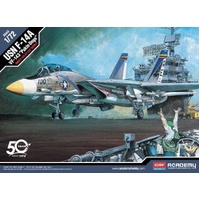 Academy - 1/72 USN F-14A "VF-143 Pukin Dogs" Plastic Model Kit [12563]