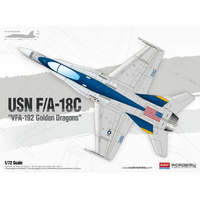Academy - 1/72 USN F/A-18C "VFA-192 Golden Dragons" Plastic Model Kit [12564]