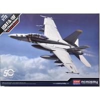 Academy - 1/72 USN F/A-18F "VFA-2 Bounty Hunters" Plastic Model Kit [12567]
