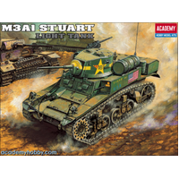 Academy - 1/35 U.S. M3A1 Stuart Light Tank Plastic Model Kit [13269]