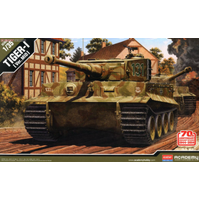 Academy - 1/35 Tiger-I Mid Ver. "Anniv.70 Normandy Invasion 1944" Le: Plastic Model Kit [13287]