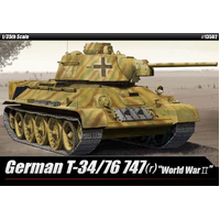 Academy - 1/35 German T-34/76 747 (R) Plastic Model Kit [13502]