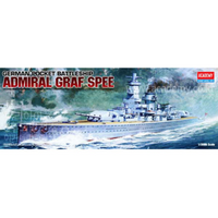 Academy - 1/350 German Pocket Battleship Admiral Graf Spee Plastic Model Kit [14103]