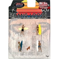 American Diorama - 1/64 Hang Loose Diecast Figure Set Accessory