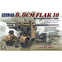 AFV Club - 1/35 8.8cm Flak 18 Anti-Aircraft Gun Plastic Model Kit