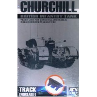 AFV Club - 1/35 Track Link for Churchill Tank (Workable) Plastic Model Kit