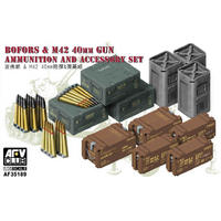 AFV Club - 1/35 Bofors & M42 40mm Gun Ammo & Accessories Set