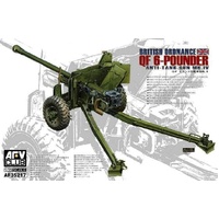AFV Club - AF35217 British Mk.4 6pdr Anti-tank Gun Plastic Model Kit