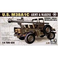 AFV Club - 1/35 M38AIC  1/4T 106mm Rec Rifle