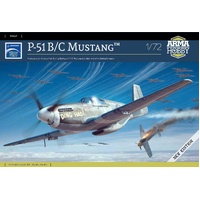 Arma Hobby 1/72 Mustang P-51 B/C Plastic Model Kit
