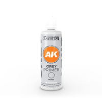 AK Interactive Grey Primer 100ml 3rd Generation