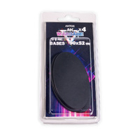 AK Interactive Oval Bases 90x52mm x 4 units