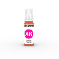 AK Interactive Colour Punch: Beast Brown 17 ml Acrylic Paint 3rd Generation