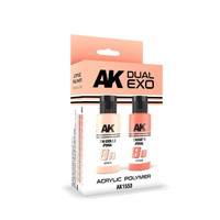 AK Interactive Dual Exo Twinkle Pink & CharÃ¢â‚¬â„¢s Pink Paint Set