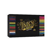 AK Interactive The INKS Special Box Full Range Set (28 Colors X 30 ml)