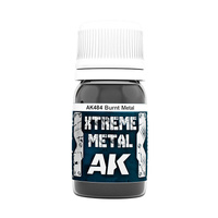 AK Interactive Xtreme Metal Burnt Metal Enamel Paint 30ml