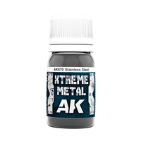 AK Interactive Xtreme Metal Stainless Steel Enamel Paint 30ml