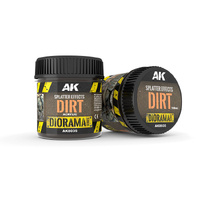 AK Interactive Dioramas: Splatter Effects Dirt - 100ml (Acrylic)