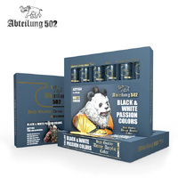 AK Interactive - Black and White Passion Colours Set (High Density Acrylic)