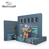 AK Interactive - Intense Blue Colours Set (High Density Acrylic)