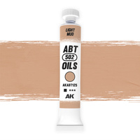 AK Interactive ABT 502: Light Mud 20ml Oil Paint
