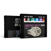 AK Interactive ABT 502: Fantasy &amp; Sci-Fi Colours Oil Paint Set