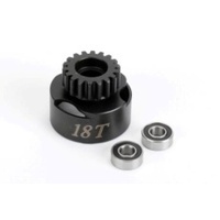 Alpha E63-BU02118 Clutch Bell 18T with vented + Bearing 5*11mm(2pcs)
