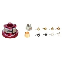 Alpha E72-BU02102 4 Shoe Clutches Combo Set (Red)
