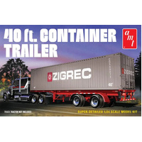 AMT - 1/25 40 ft. Container Trailer