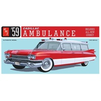 AMT - 1/25 1959 Cadillac Ambulance w/Gurney Plastic Model Kit
