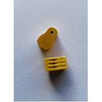 Artesania Latina - Single Block 3 Holes 12 mm (2u.) Wooden Ship Accessory [8586]