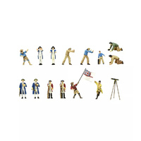Artesania Latina - HMS Endeavour's Metal Figurines (set of 10) Metal Ship Accessory [22520F]