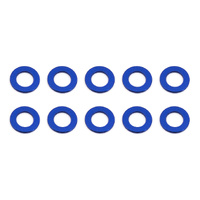 Ballstud Washers, 5.5x3.0x0.5 mm, blue aluminum