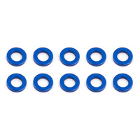 Ballstud Washers, 5.5x3.0x1.0 mm, blue aluminum