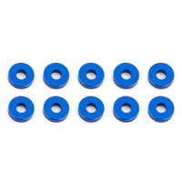 Bulkhead Washers, 7.8x2.0 mm, blue aluminum