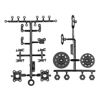 TEAM ASSOCIATED - DC10 Hubs, with wheel hex brake disks
