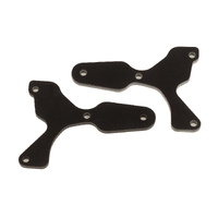 RC8B4 FT front lower suspension arm inserts, G10, 2.0 mm