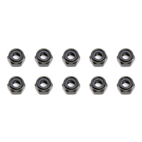 Locknuts, M4, black