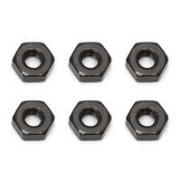 Nuts, M3, black steel