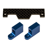 RC10B6.2 FT SERVO MOUNT SET, SIDE RAIL MOUNT
