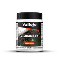 Vallejo Diorama FX Water Textures Transparent water (Colourless) 200ml