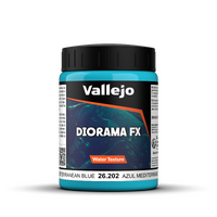 Vallejo Diorama FX Water Textures Mediterranean Blue 200ml
